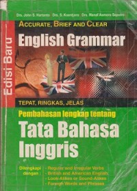 Image of Accurate, brief and clear english grammar : pembahasan lengkap tentang tata bahasa Inggris