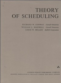 Image of Theory of scheduling
