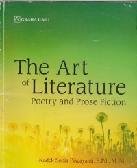 Image of The art of literature : poetry and prose fiction