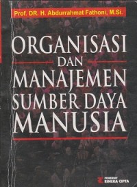 Image of Organisasi dan manajemen sumber daya manusia
