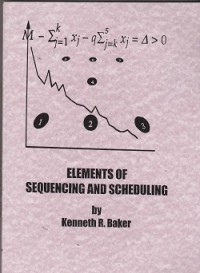 Image of Elements of sequencing and scheduling