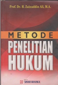 Image of Metode penelitian hukum