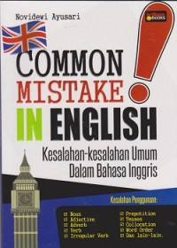 Image of Common mistakes in english : kesalahan-kesalahan umum dalam bahasa Inggris