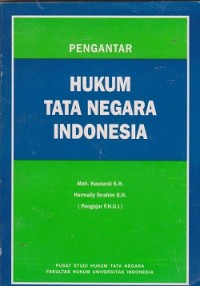 Image of Pengantar hukum tata negara Indonesia