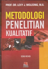 Image of Metodologi penelitian kualitatif