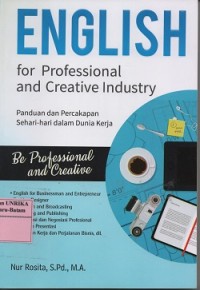 Image of English for profesional and creative industry