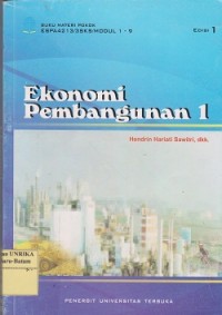 Image of Materi pokok ekonomi pembangunan 1