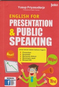 Image of English for presentation & public speaking