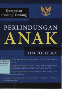 Image of Kumpulan Undang-Undang perlindungan anak