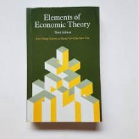 Image of Elements of Economic Theory