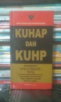 Image of Seri Hukum Dan Perlindungan KUHAP Dan KUHP