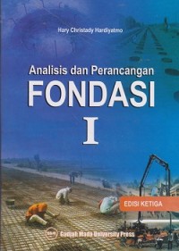 Image of Analisis dan perancangan fondasi I
