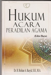 Image of Hukum acara peradilan agama